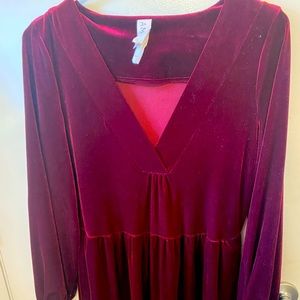 Anthropolgie Amadi velvet dress
